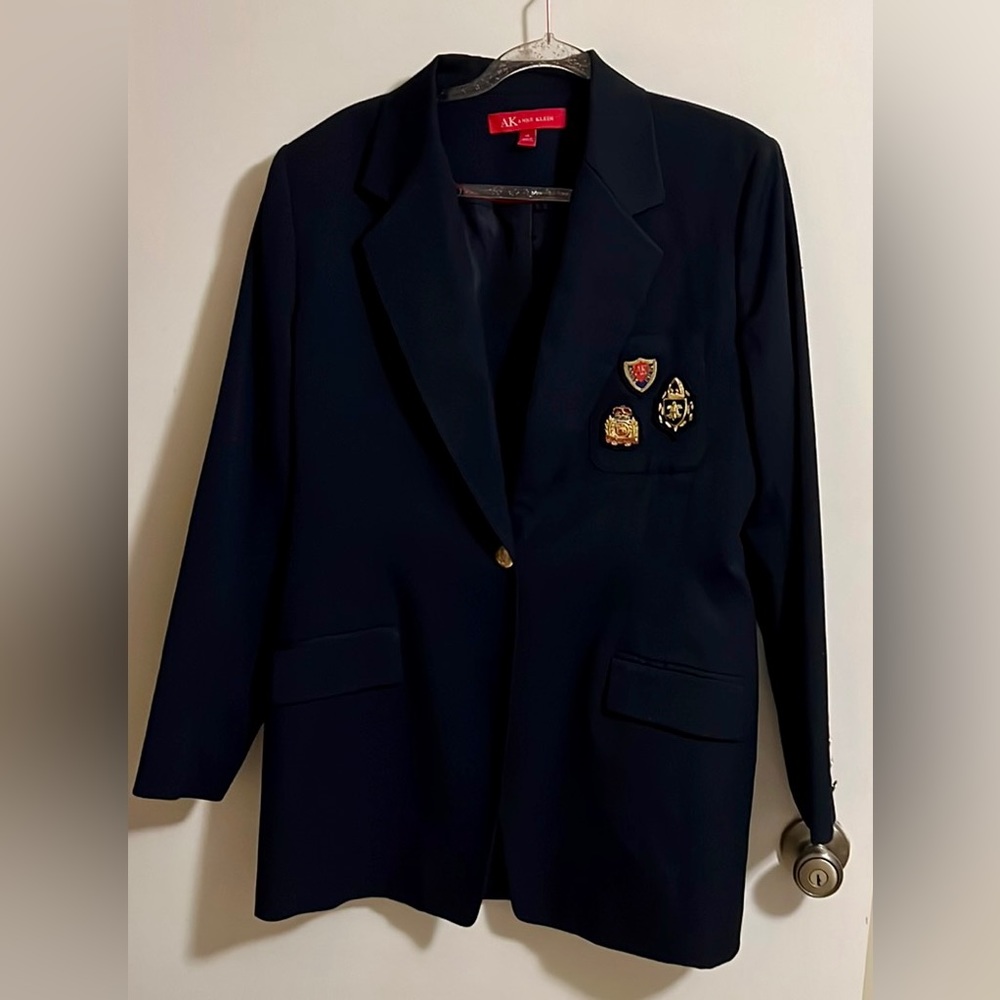 Anne Klein Crested Jacket Rare Find